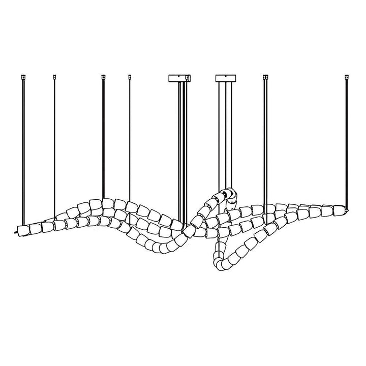 Gabriel Gold Chandelier - Vakkerlight