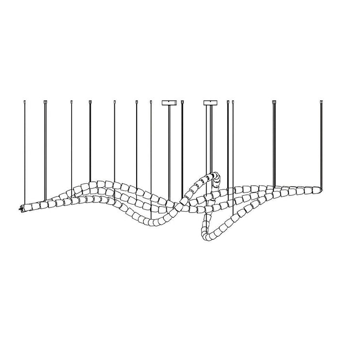 Gabriel Gold Chandelier - Vakkerlight