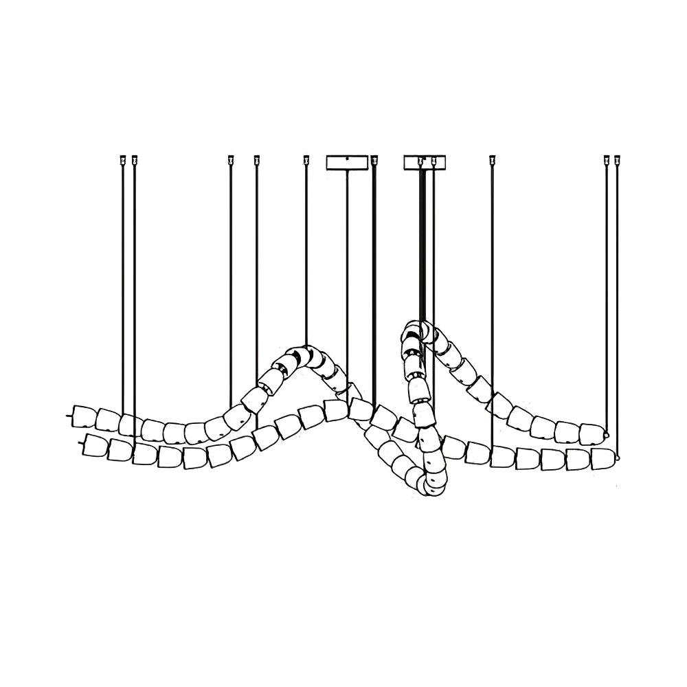Gabriel Gold Chandelier - Vakkerlight