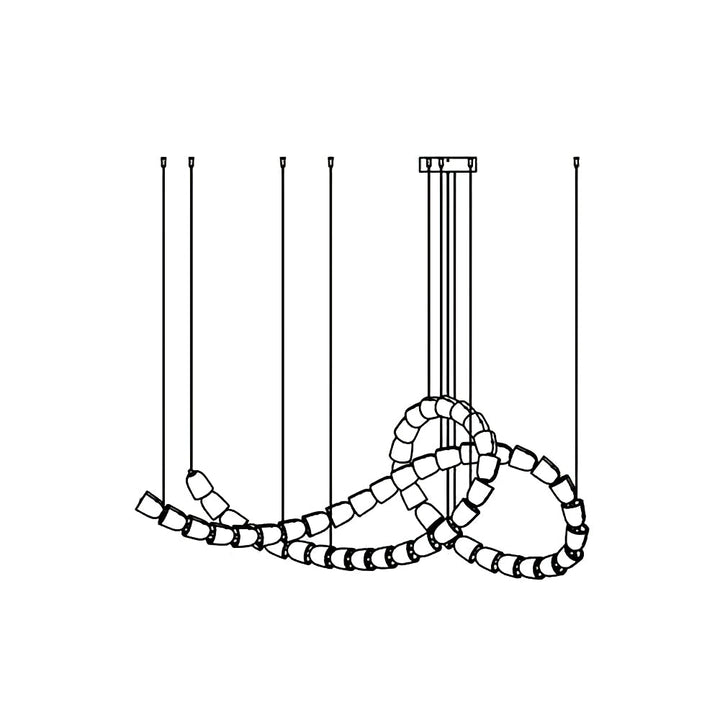 Gabriel Gold Chandelier - Vakkerlight