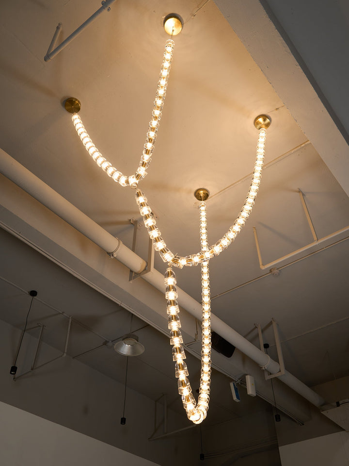 Gabriel Gold Chandelier - Vakkerlight