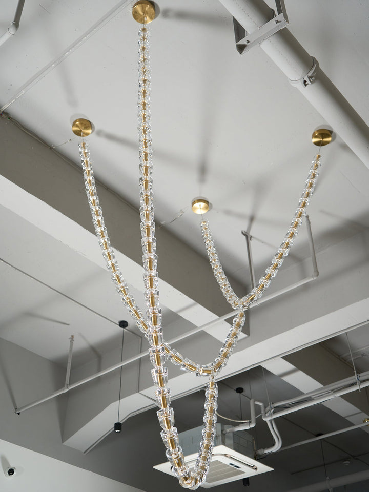 Gabriel Gold Chandelier - Vakkerlight