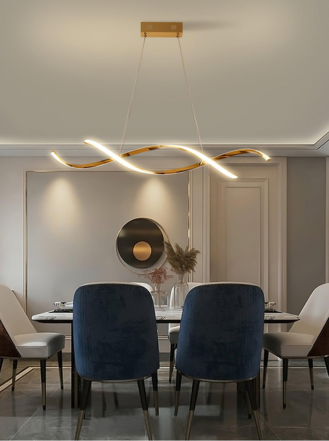 Gentle Waves Pendant Light - Vakkerlight