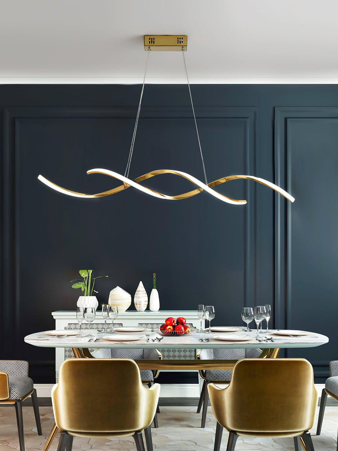Gentle Waves Pendant Light - Vakkerlight