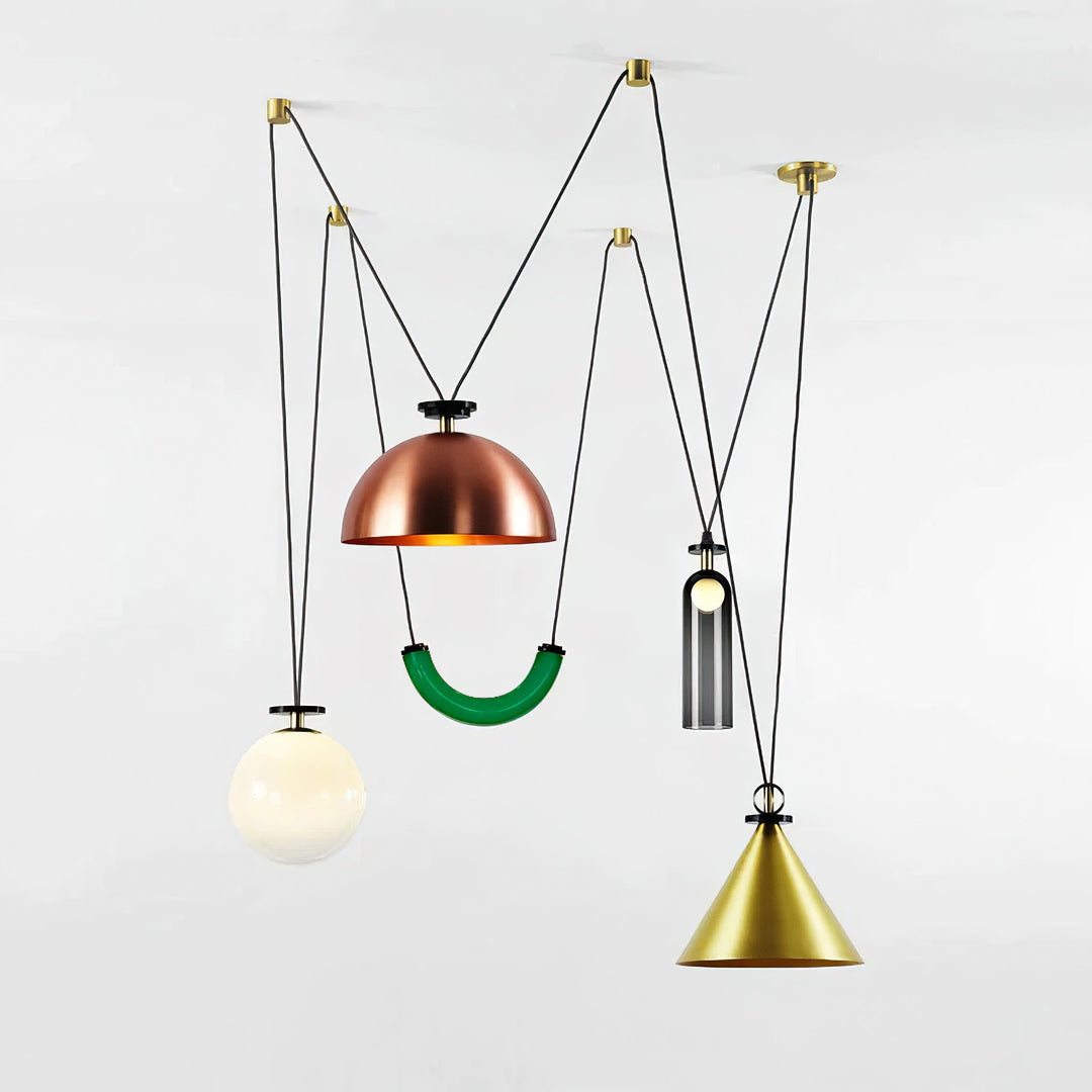 Geometric Shape Art Modern Chandelier - Vakkerlight