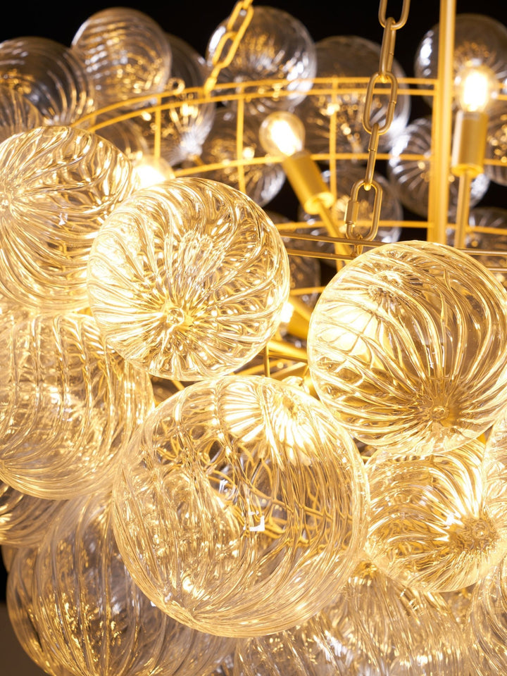 Glass Ball Bubbles Chandelier - Vakkerlight