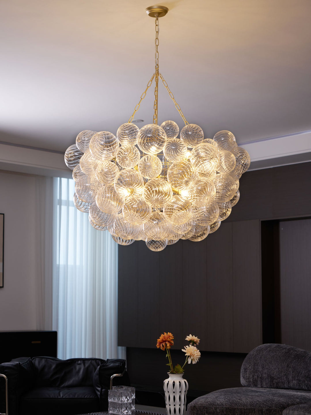 Glass Ball Bubbles Chandelier - Vakkerlight