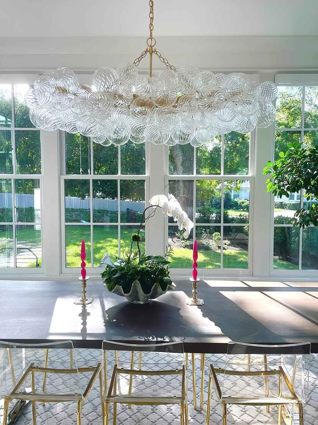 Glass Ball Bubbles Chandelier - Vakkerlight