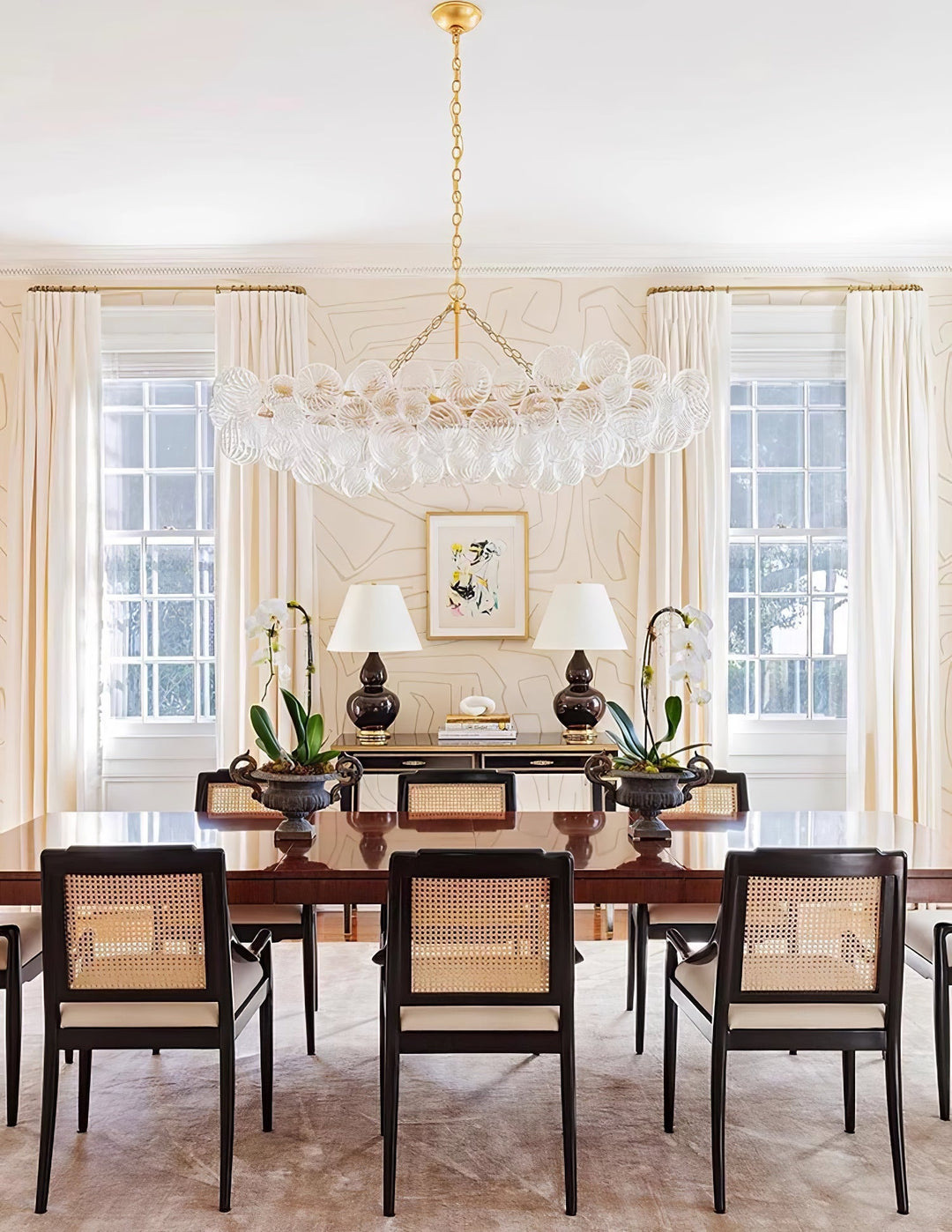 Glass Ball Bubbles Chandelier - Vakkerlight