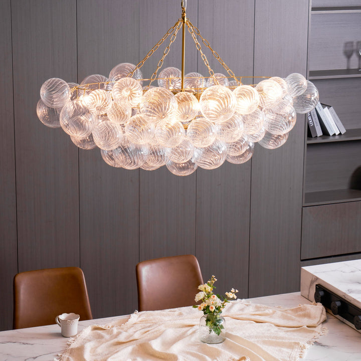 Glass Ball Bubbles Chandelier - Vakkerlight