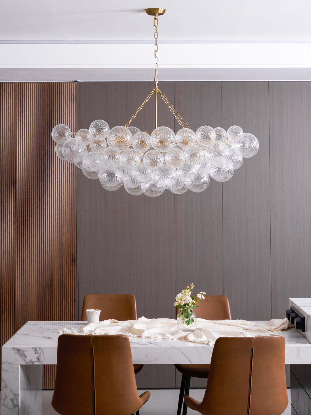 Glass Ball Bubbles Chandelier - Vakkerlight