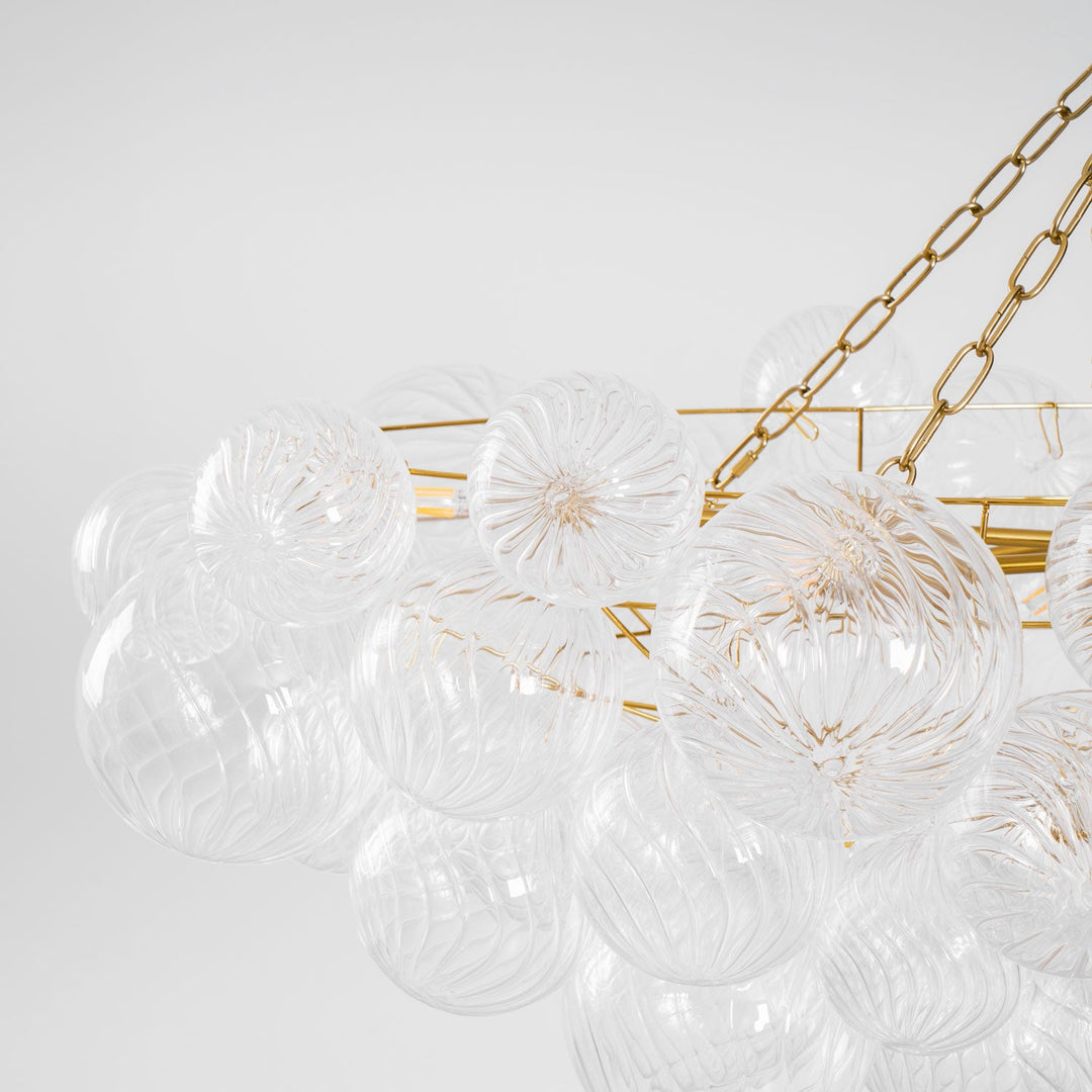 Glass Ball Bubbles Chandelier - Vakkerlight