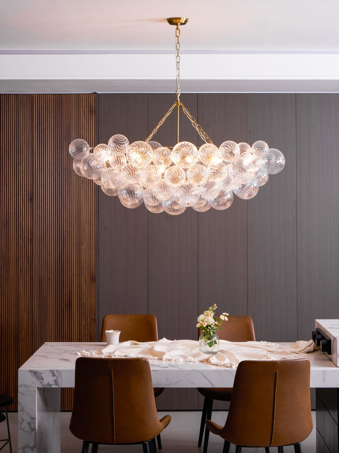 Glass Ball Bubbles Chandelier - Vakkerlight