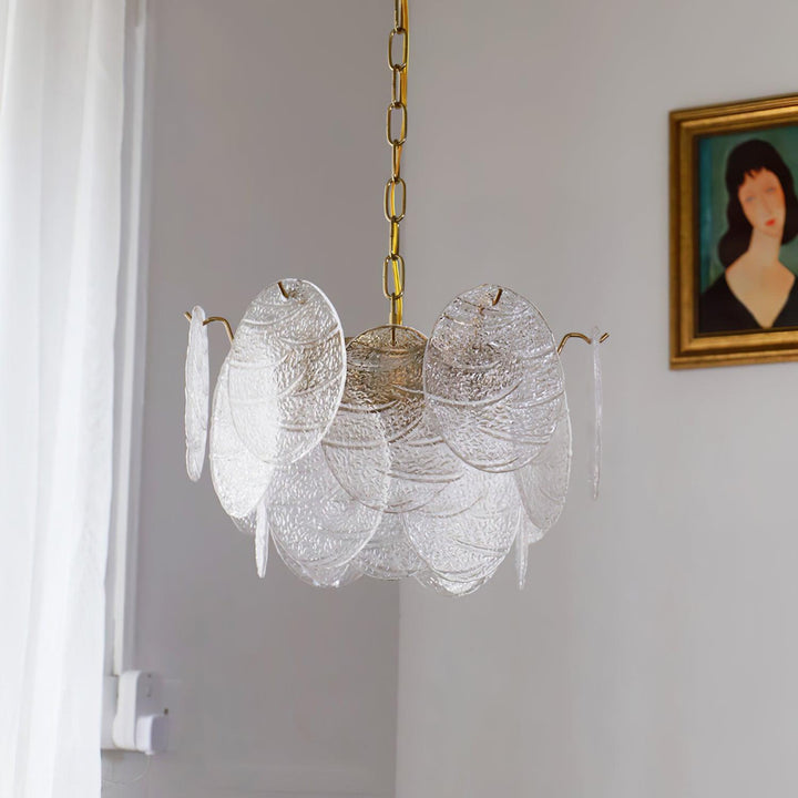 Glass Disc Chandelier - Vakkerlight