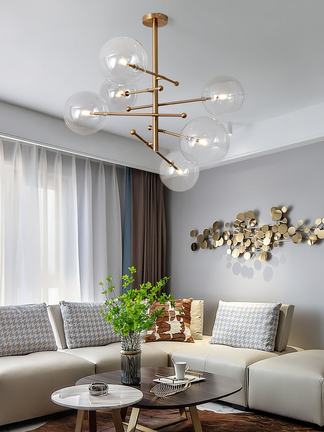 Glass Globe Mobile Chandelier - Vakkerlight