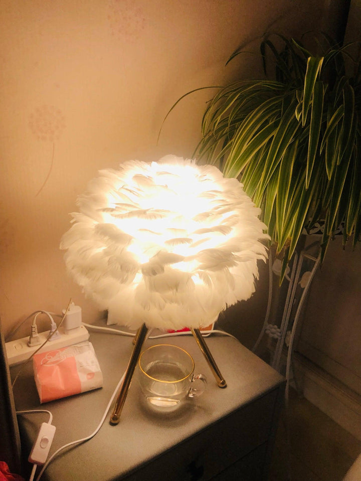 Goose Feather Table Lamp - Vakkerlight