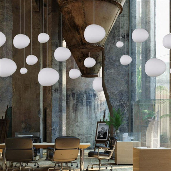 Gregg Stone Shape Glass Pendant Light - Vakkerlight