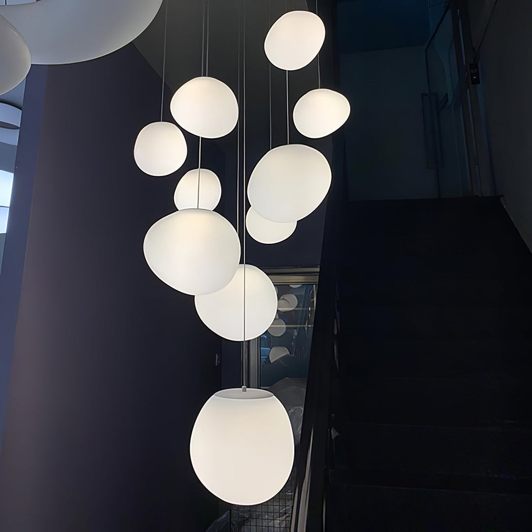 Gregg Stone Shape Glass Pendant Light - Vakkerlight