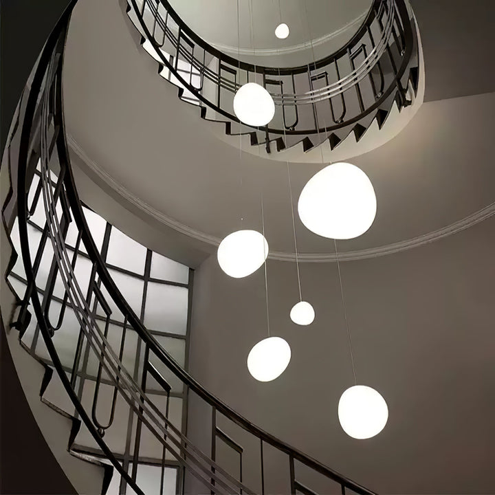 Gregg Stone Shape Glass Pendant Light - Vakkerlight