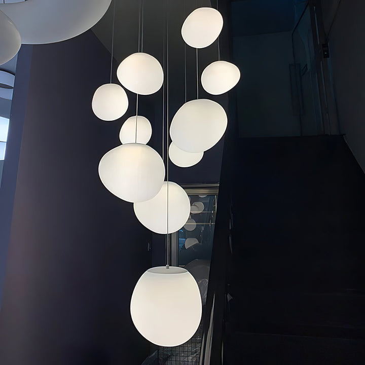 Gregg Stone Shape Glass Pendant Light - Vakkerlight