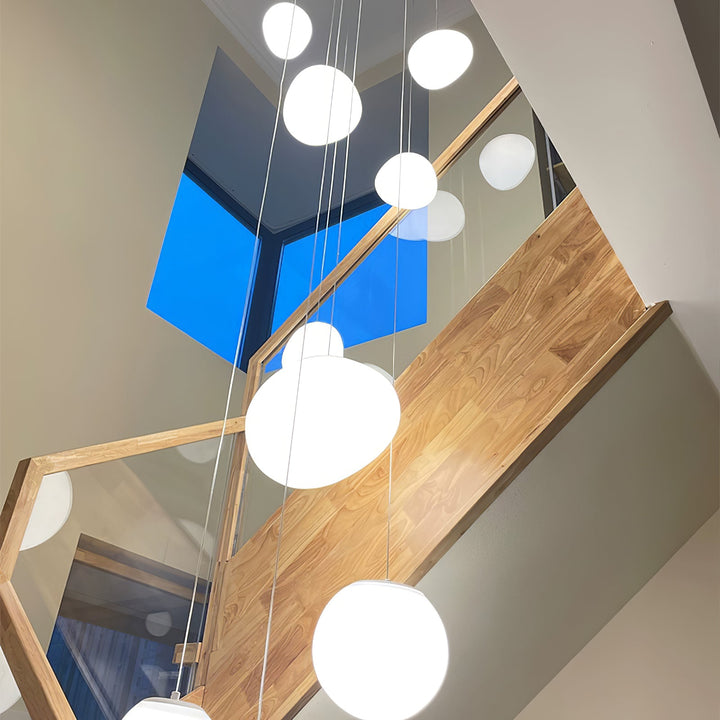 Gregg Stone Shape Glass Pendant Light - Vakkerlight