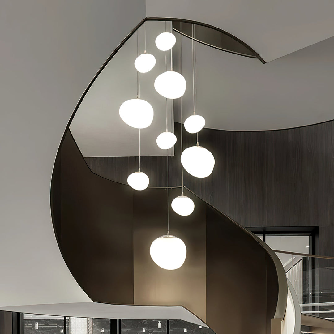Gregg Stone Shape Glass Pendant Light - Vakkerlight