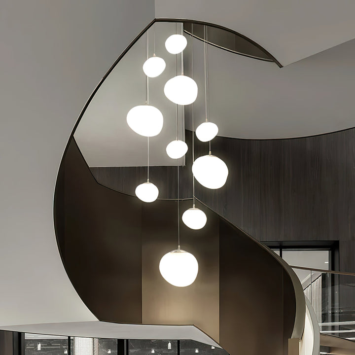 Gregg Stone Shape Glass Pendant Light - Vakkerlight