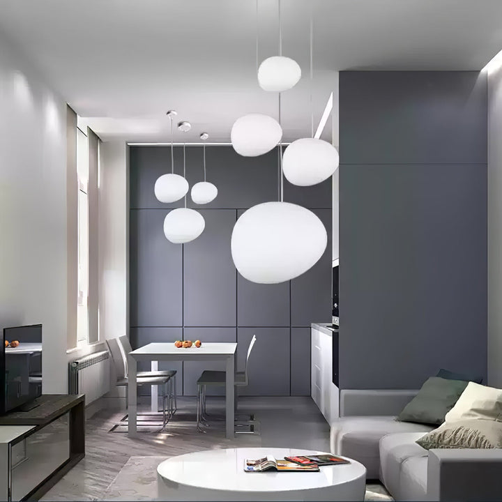 Gregg Stone Shape Glass Pendant Light - Vakkerlight