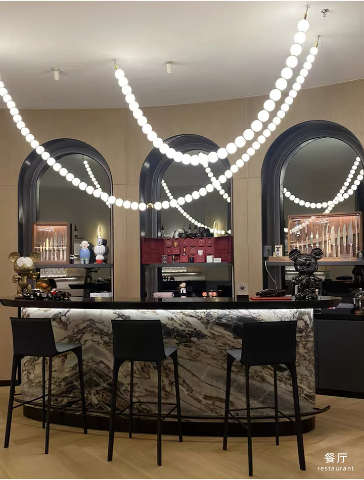 Halti Necklace Acrylic Chandelier - Vakkerlight