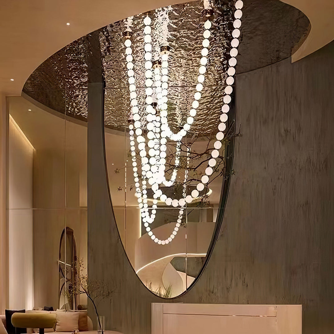 Halti Necklace Acrylic Chandelier - Vakkerlight