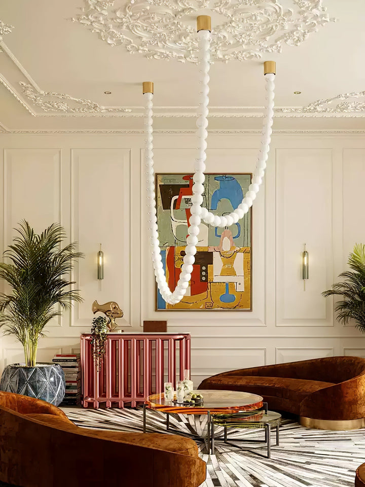 Halti Necklace Acrylic Chandelier - Vakkerlight