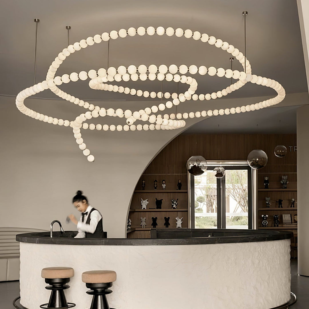 Halti Necklace Acrylic Chandelier - Vakkerlight