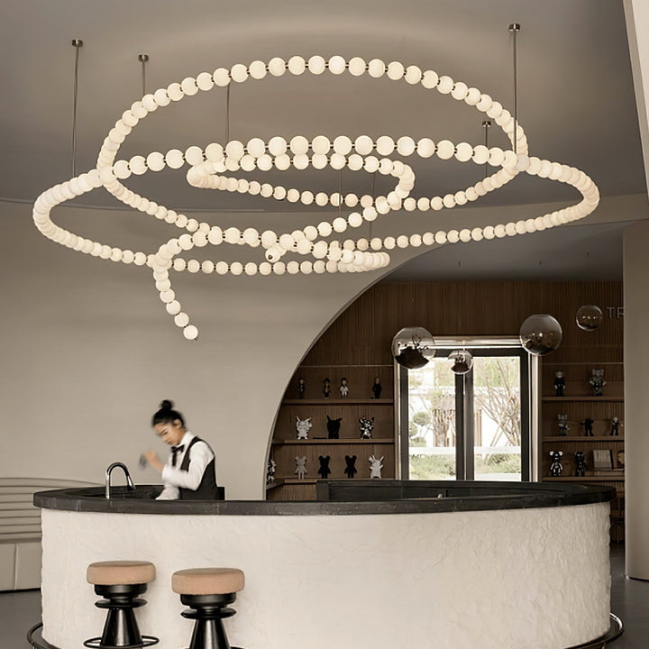 Halti Necklace Acrylic Chandelier - Vakkerlight