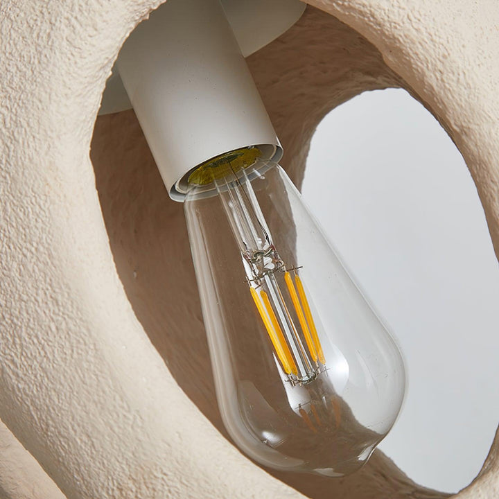 Hand - Built White Pendant Lamp - Vakkerlight