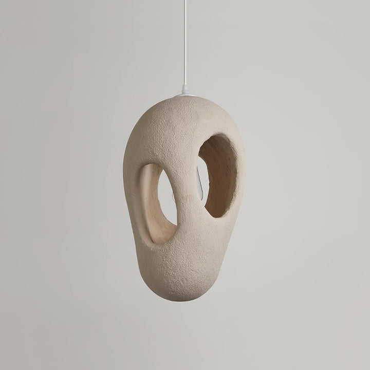 Hand - Built White Pendant Lamp - Vakkerlight