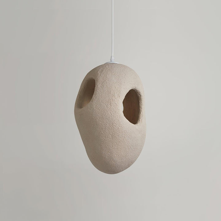 Hand - Built White Pendant Lamp - Vakkerlight