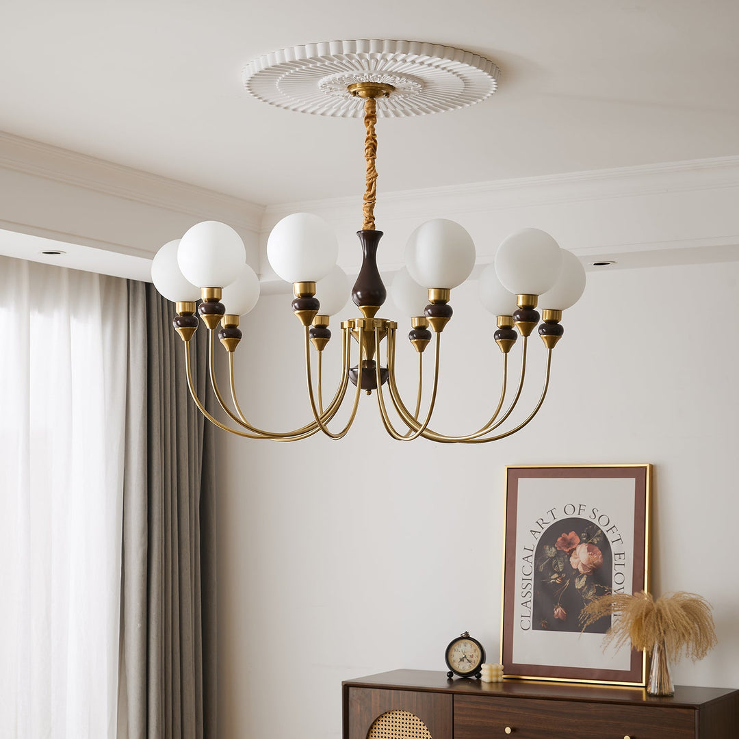 Helena Curve Chandelier - Vakkerlight