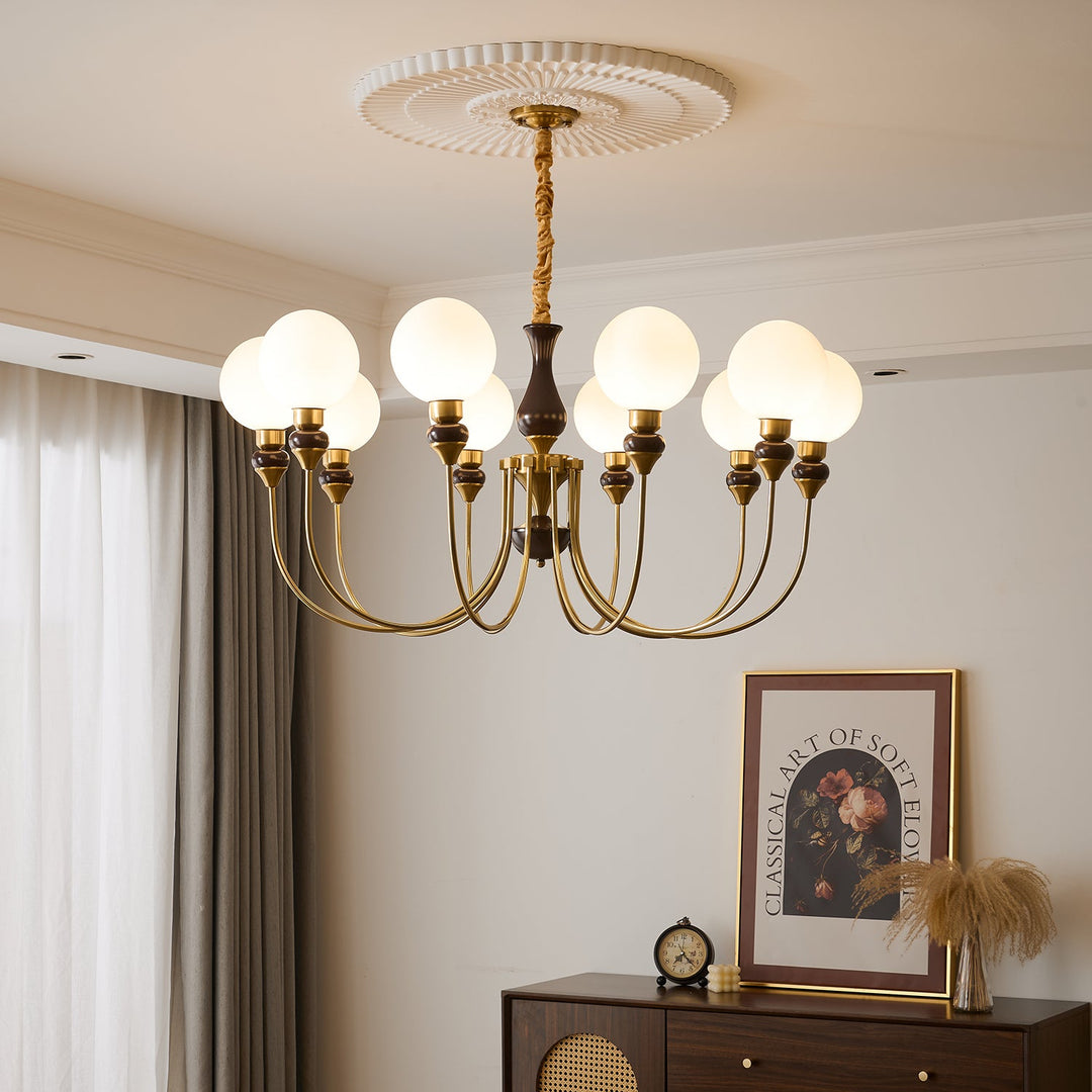 Helena Curve Chandelier - Vakkerlight
