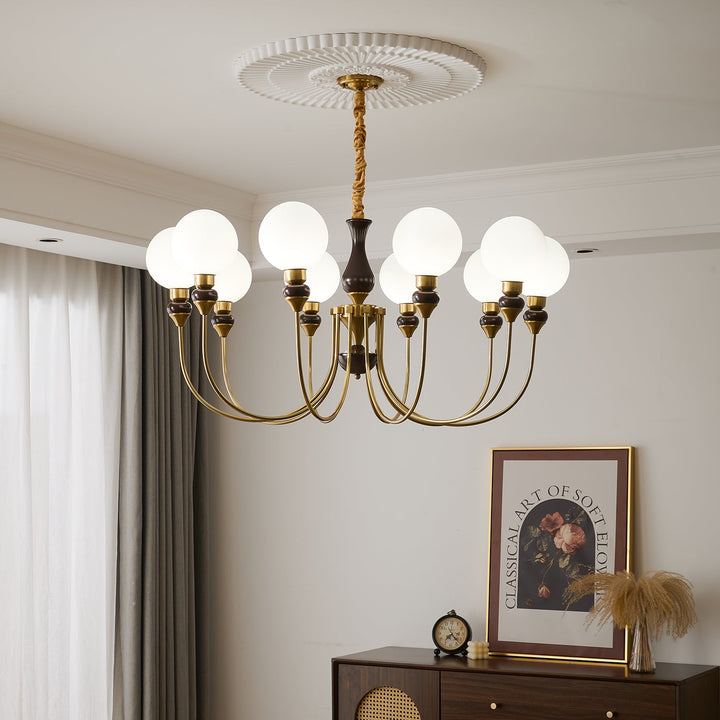 Helena Curve Chandelier - Vakkerlight