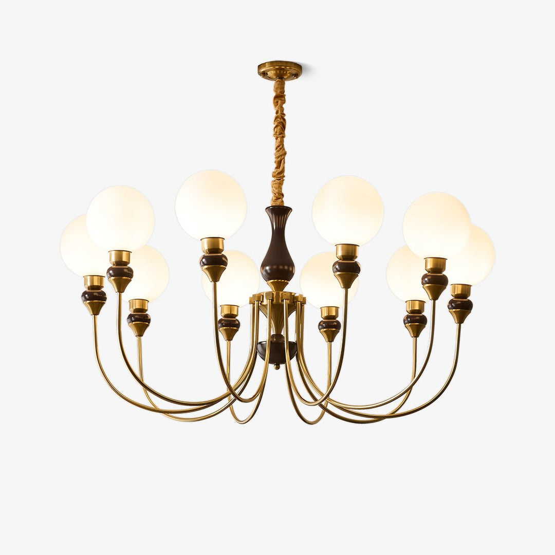 Helena Curve Chandelier - Vakkerlight