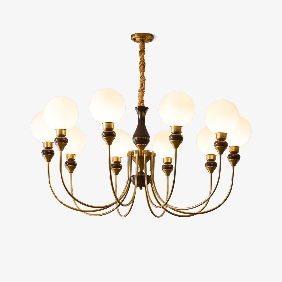 Helena Curve Chandelier - Vakkerlight