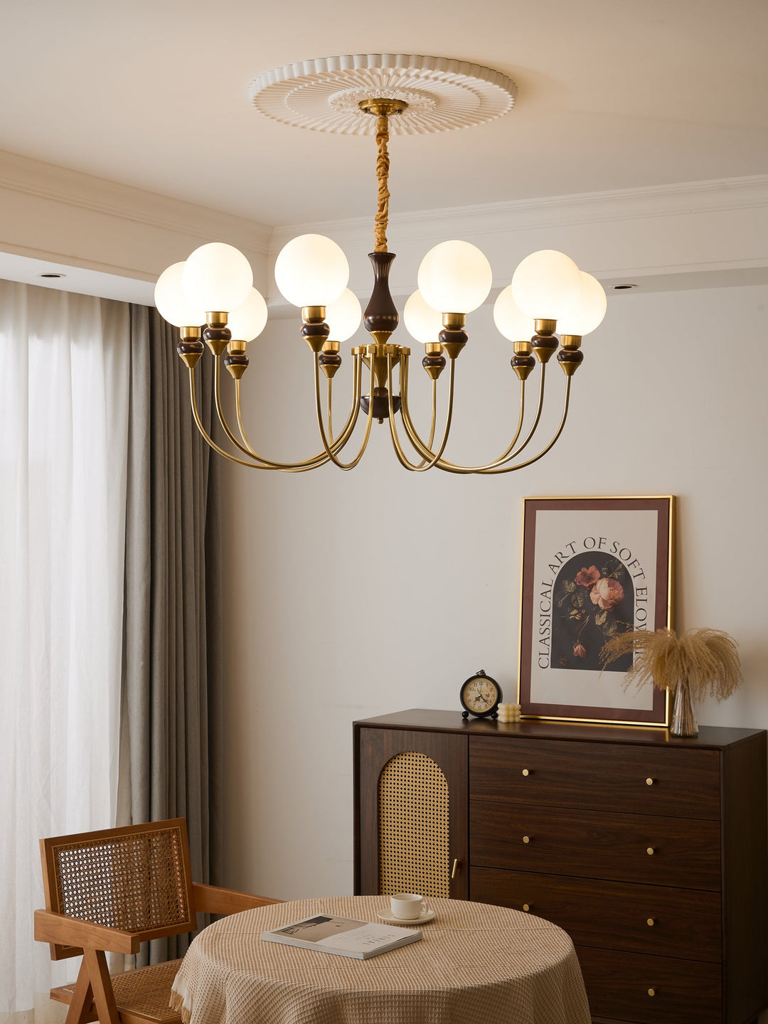 Helena Curve Chandelier - Vakkerlight
