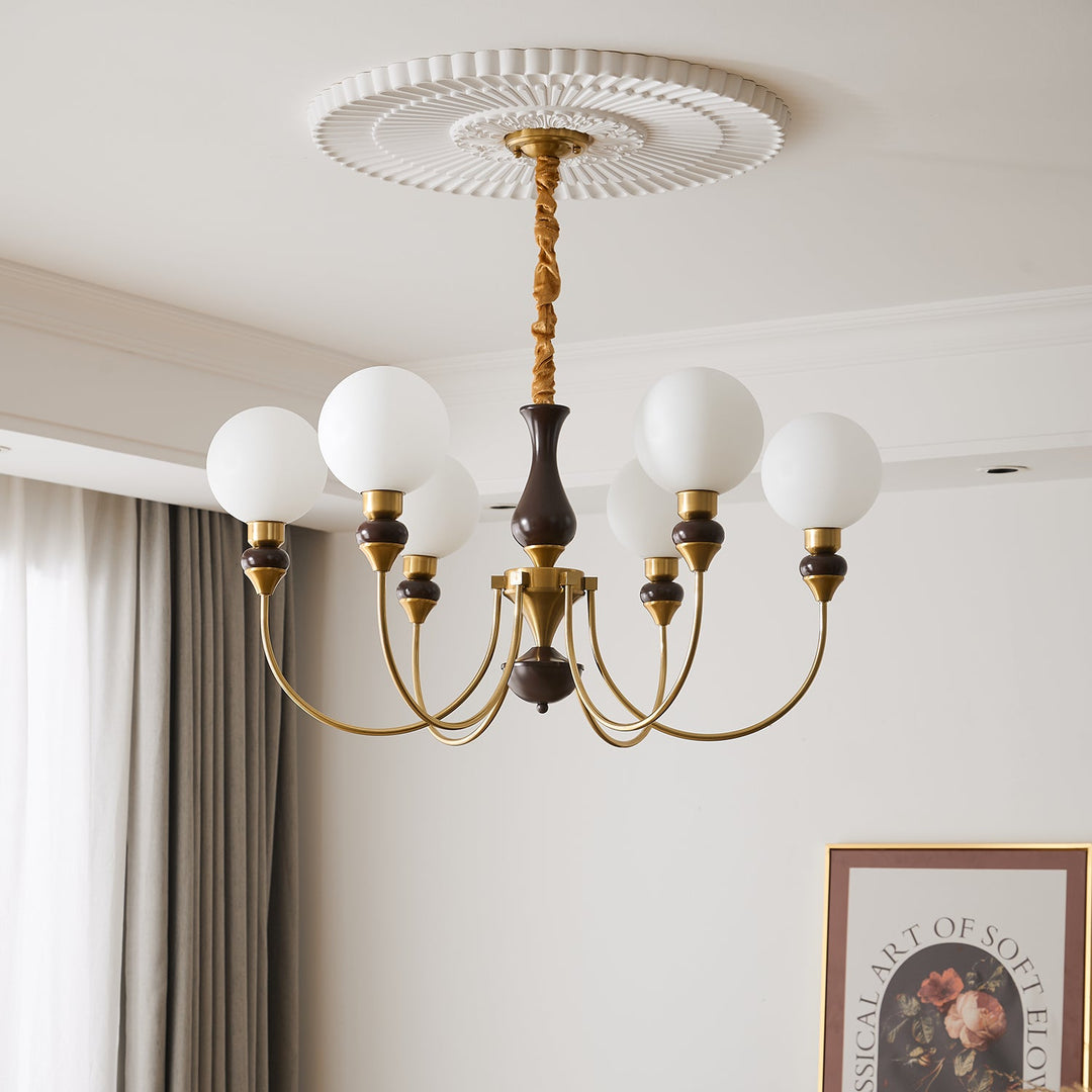 Helena Curve Chandelier - Vakkerlight
