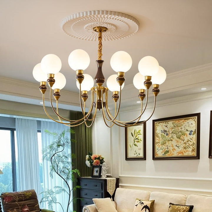 Helena Curve Chandelier - Vakkerlight