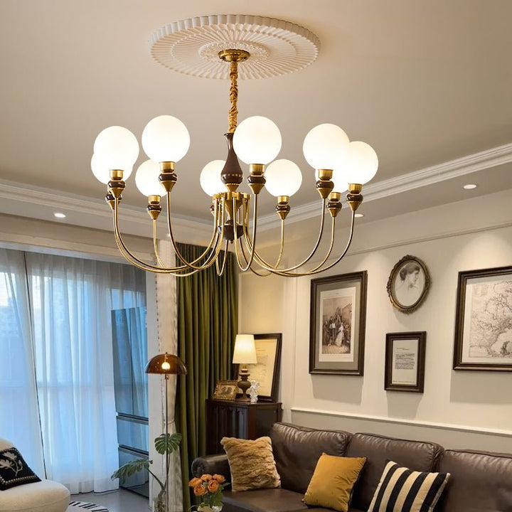 Helena Curve Chandelier - Vakkerlight
