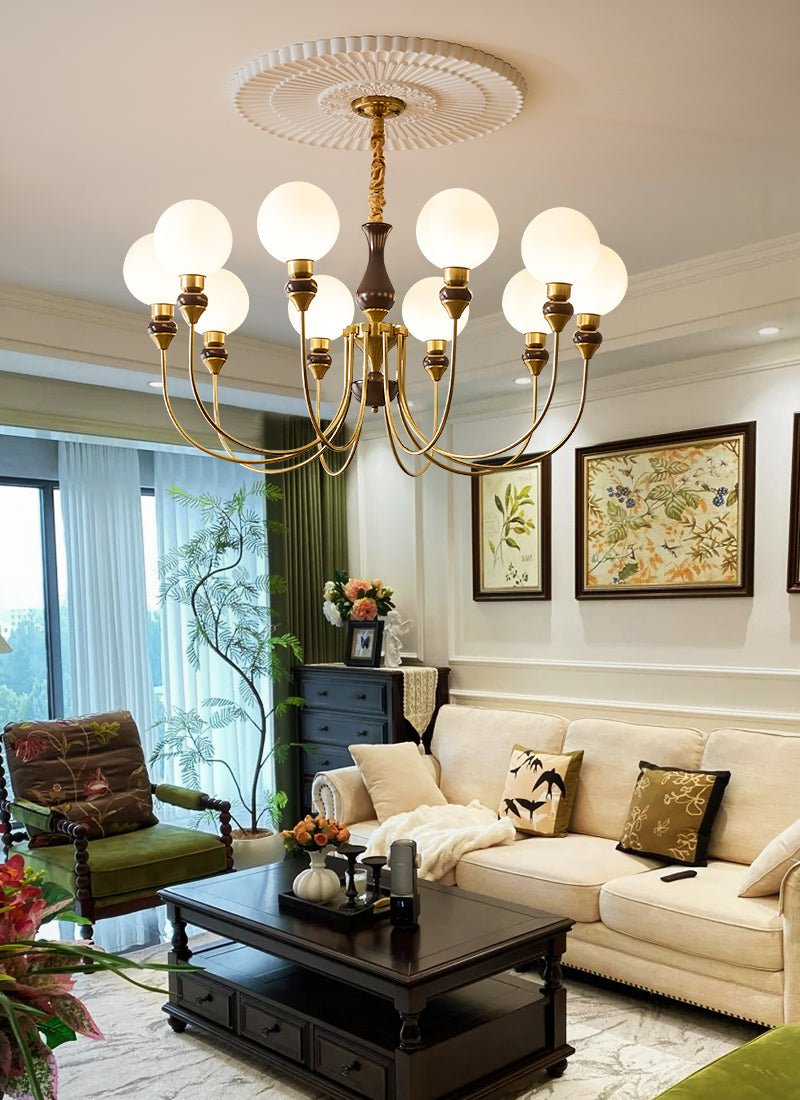Helena Curve Chandelier - Vakkerlight