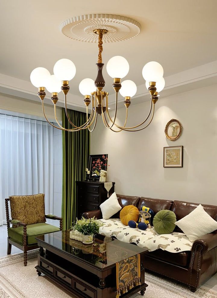 Helena Curve Chandelier - Vakkerlight