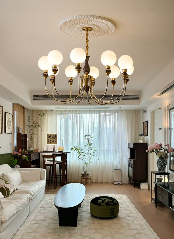 Helena Curve Chandelier - Vakkerlight