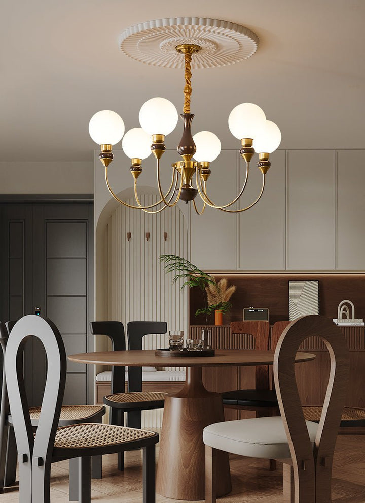 Helena Curve Chandelier - Vakkerlight