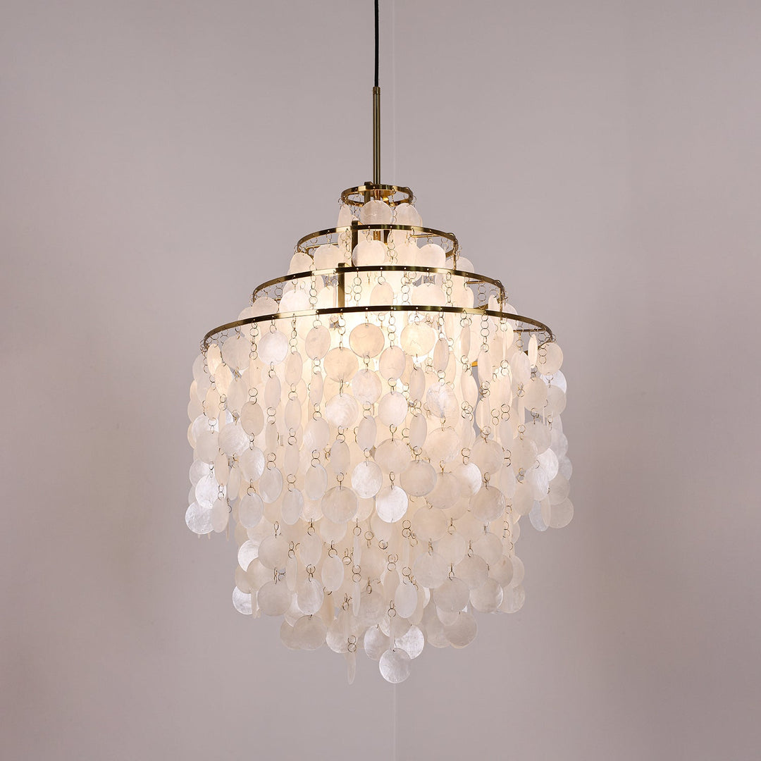 Round Shell Chandelier - Vakkerlight